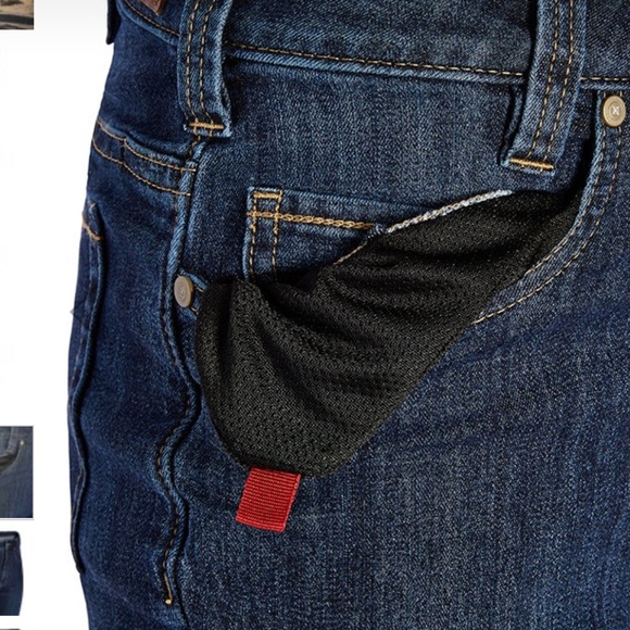 EUC Women’s Vertx Hayes High Rise Straight Cut, Size 8 - 30” inseam, Dark Wash - Picture 8 of 11